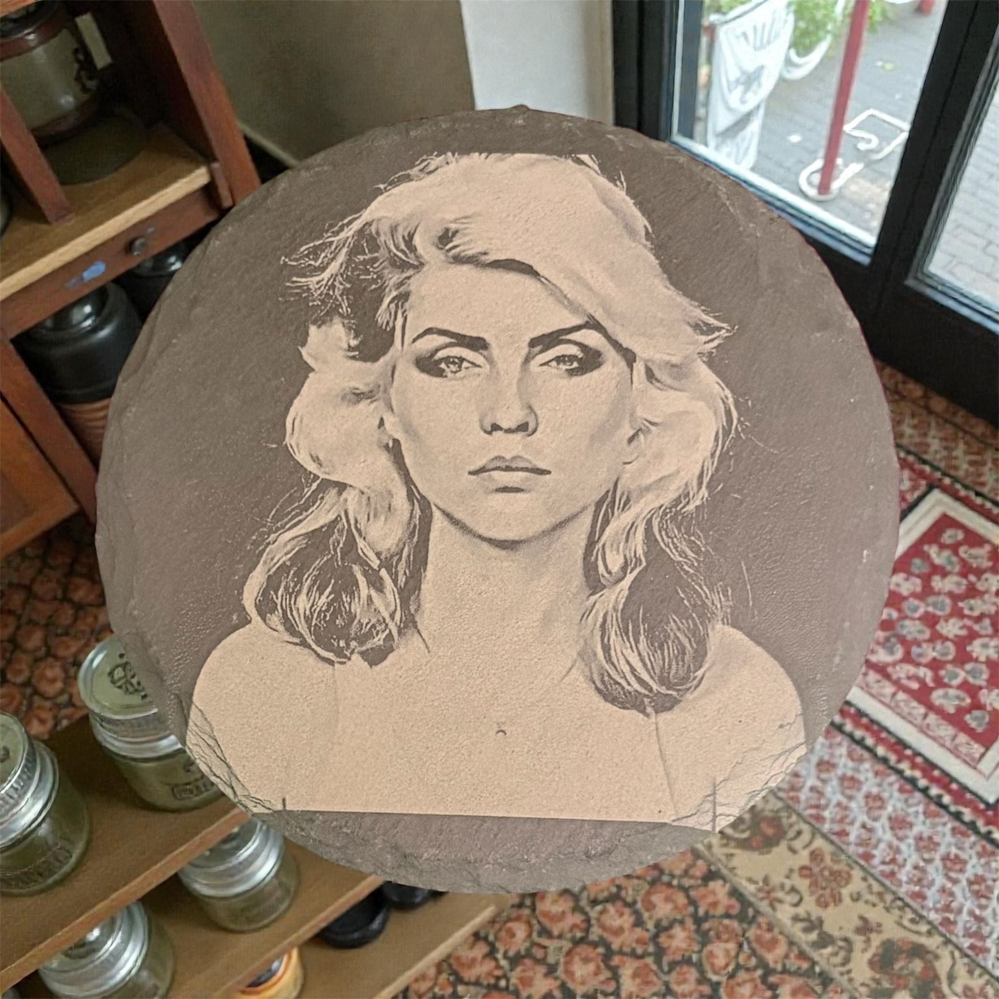 Limited Edition Debbie Harry Slate Drinks Coaster