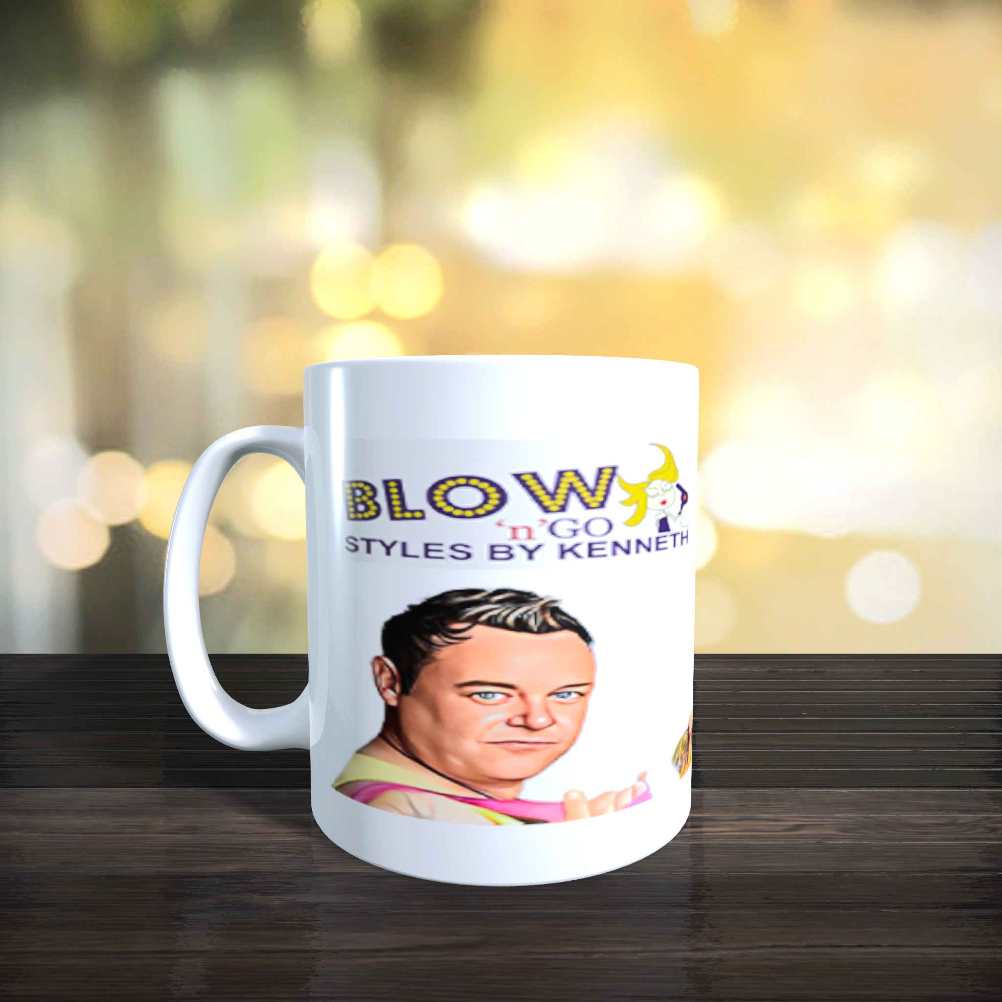 Personalised Kenneth Benidorm TV Classic Sketch Mug