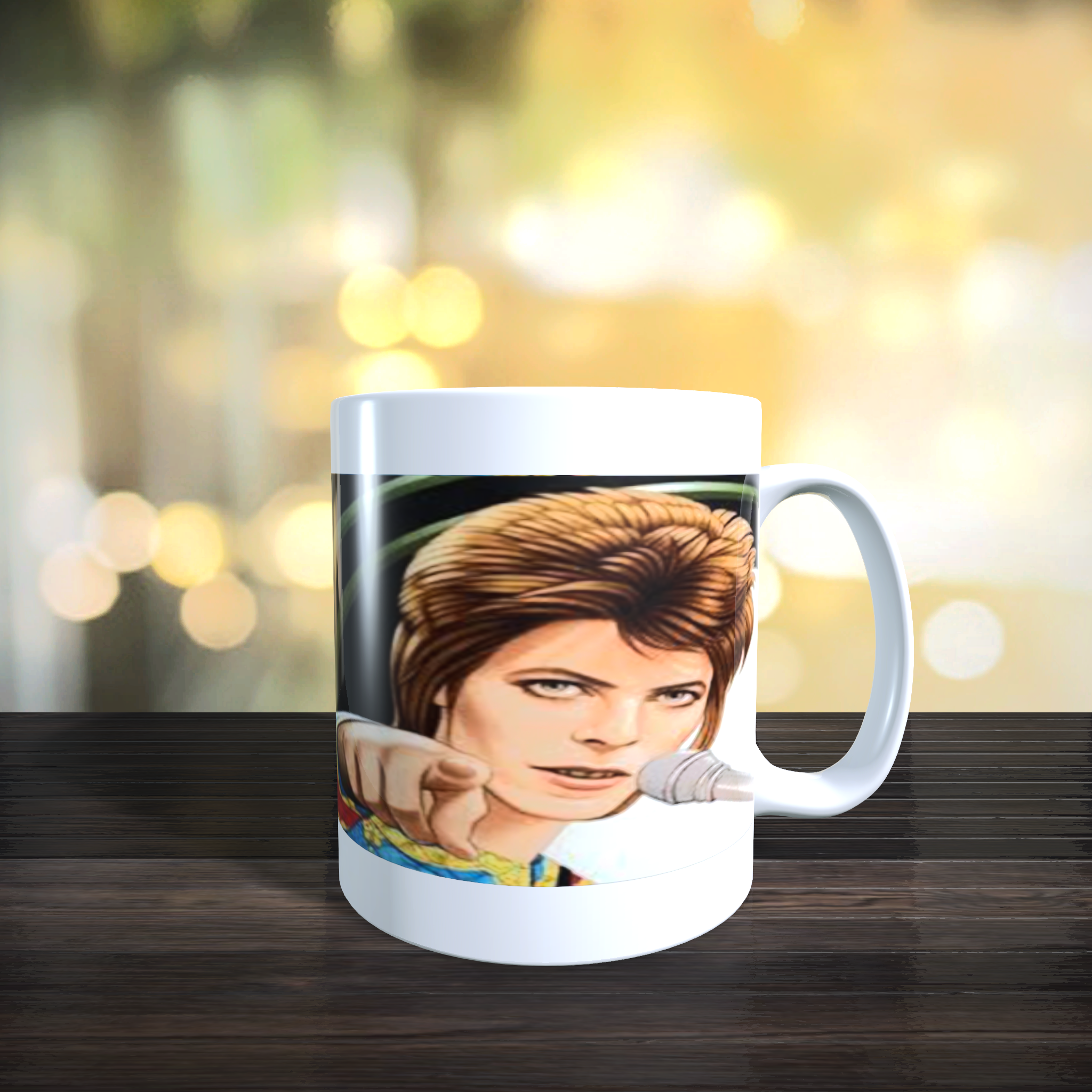 David Bowie Sketch Mug