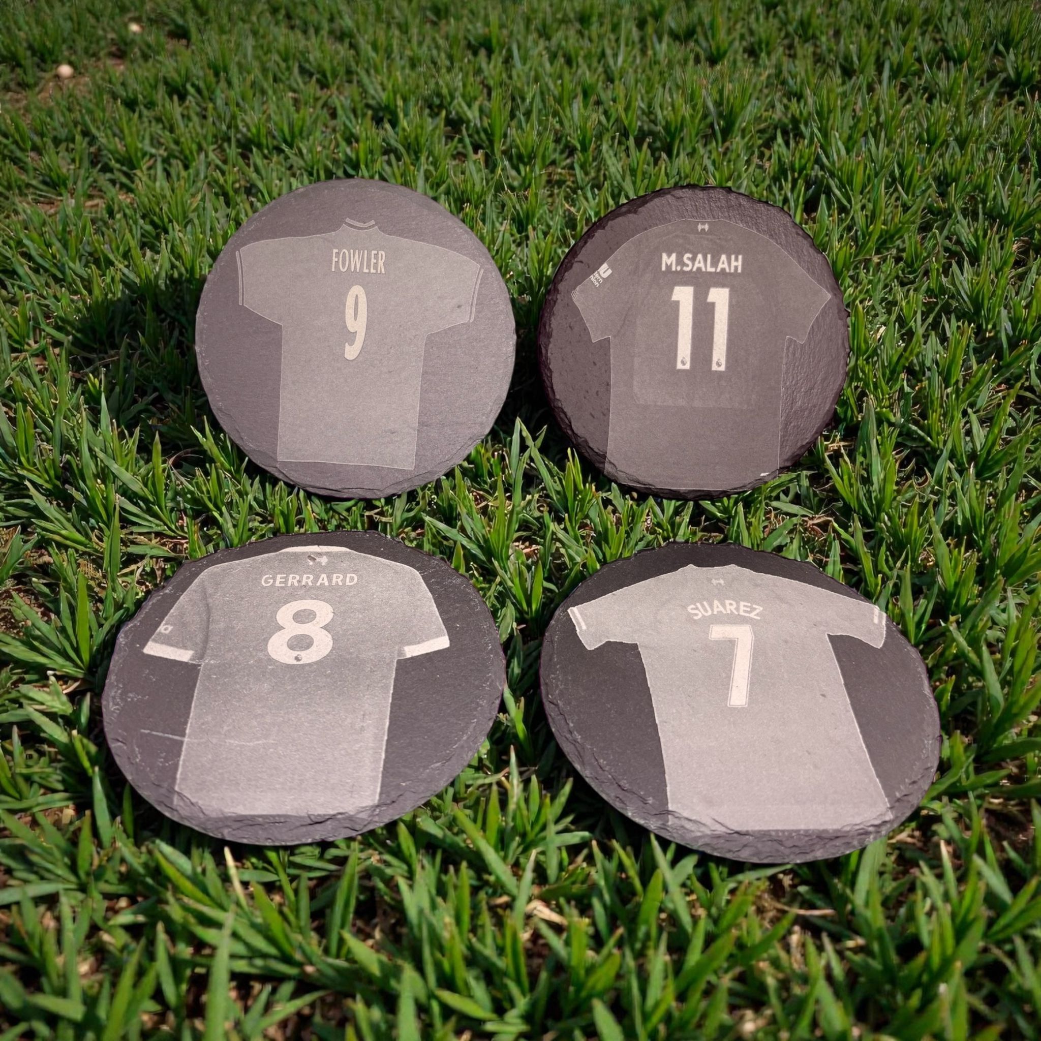 Limited Edition Liverpool Slate Drinks Coasters ( 4 pack )
