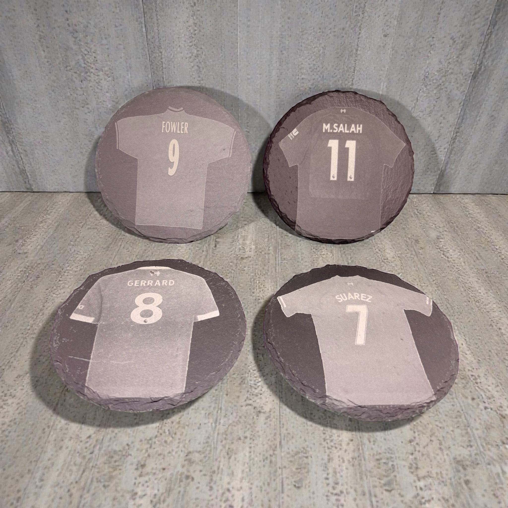 Limited Edition Liverpool Slate Drinks Coasters ( 4 pack )