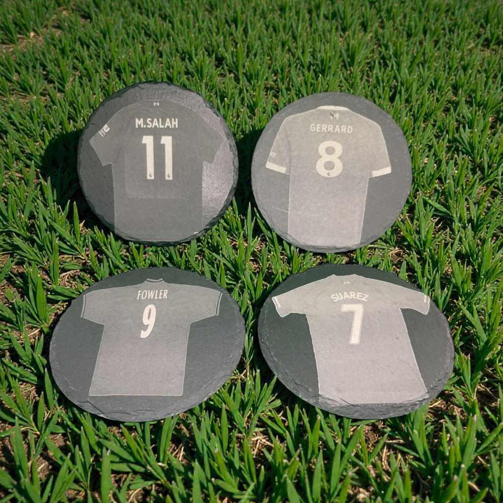 Limited Edition Liverpool Slate Drinks Coasters ( 4 pack )
