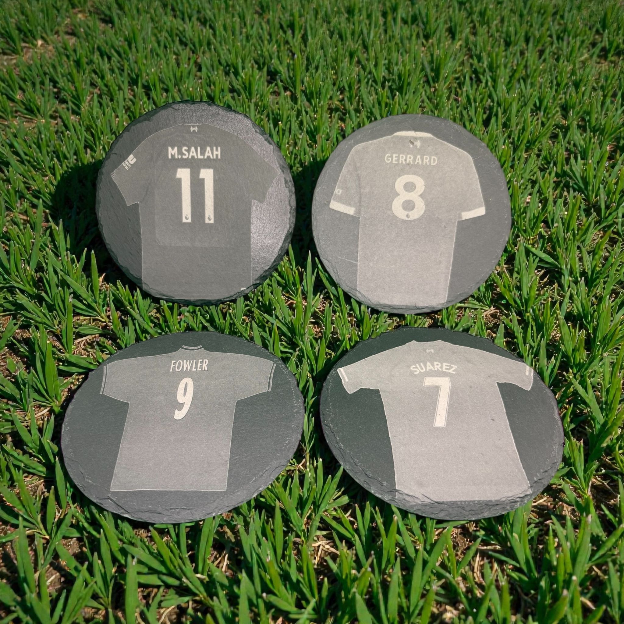 Limited Edition Liverpool Slate Drinks Coasters ( 4 pack )