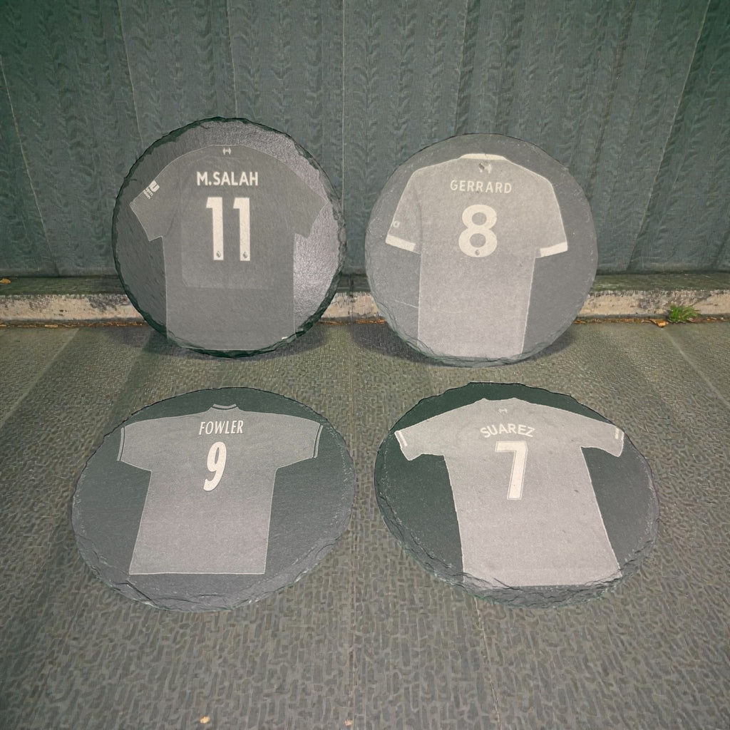 Limited Edition Liverpool Slate Drinks Coasters ( 4 pack )