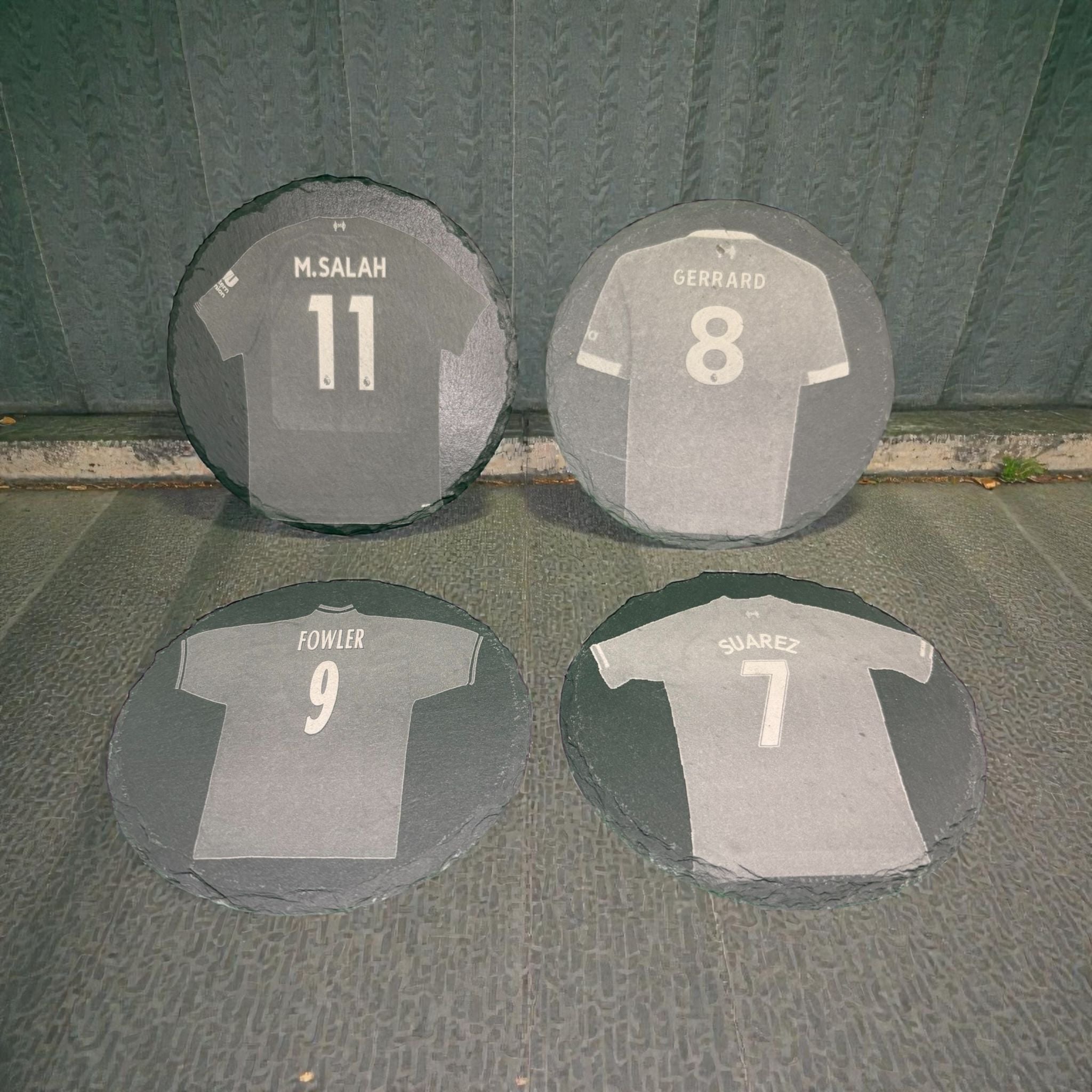 Limited Edition Liverpool Slate Drinks Coasters ( 4 pack )