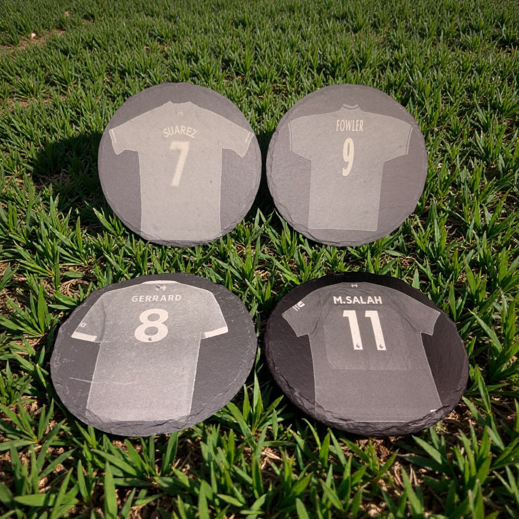 Limited Edition Liverpool Slate Drinks Coasters ( 4 pack )