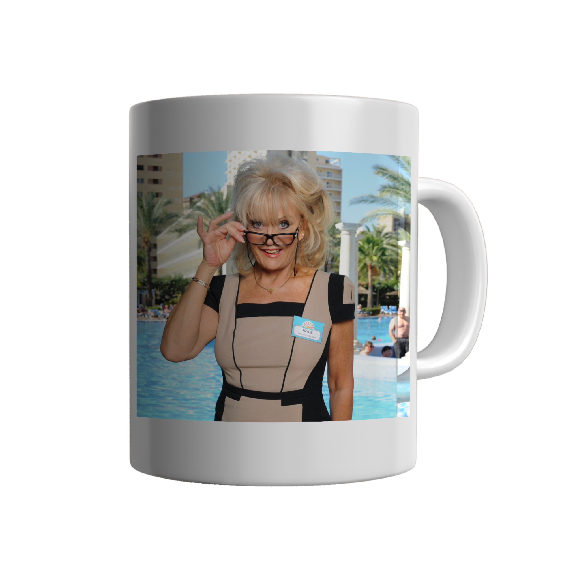 Personalised Benidorm TV Classic Joyce Temple Savage Mug