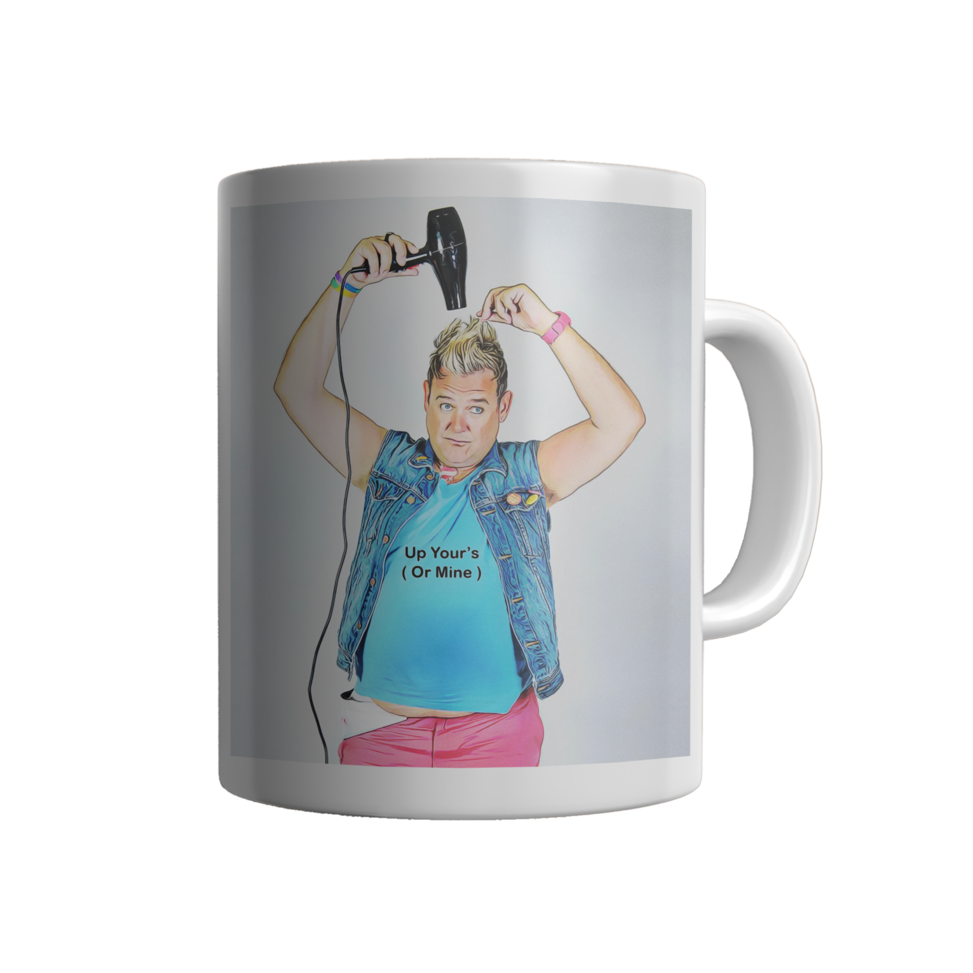 Personalised Benidorm TV Classic Kenneth Up Yours Mug