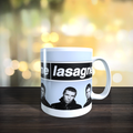 Personalised Limited Edition Oasis Reunion Lasagne Mug