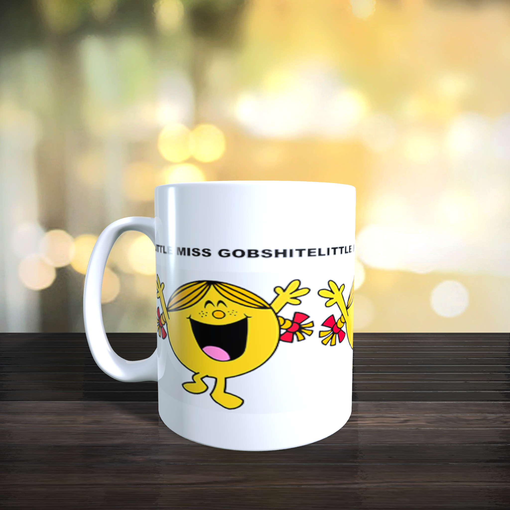 Personalised Limited Edition Little Miss Gobshite Mug