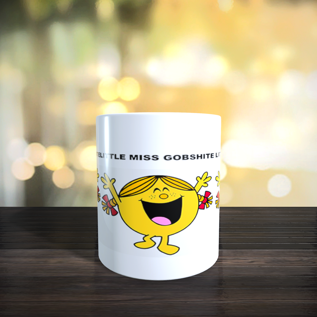 Personalised Limited Edition Little Miss Gobshite Mug