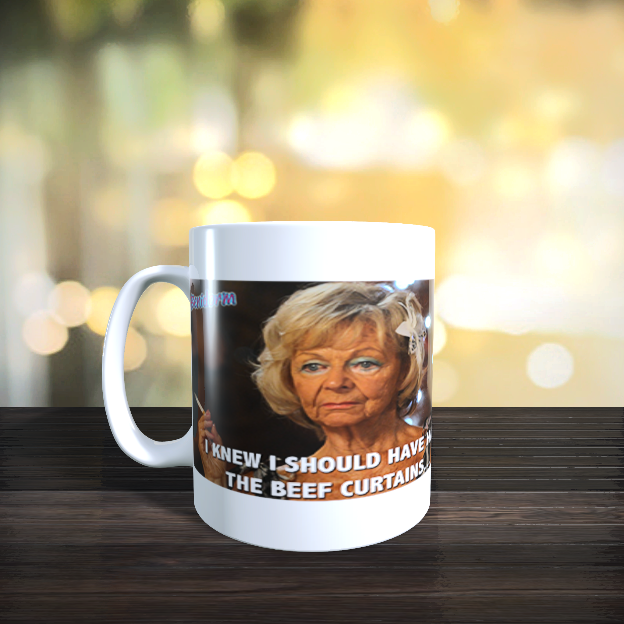 Personalised Madge Benidorm TV Classic Mug