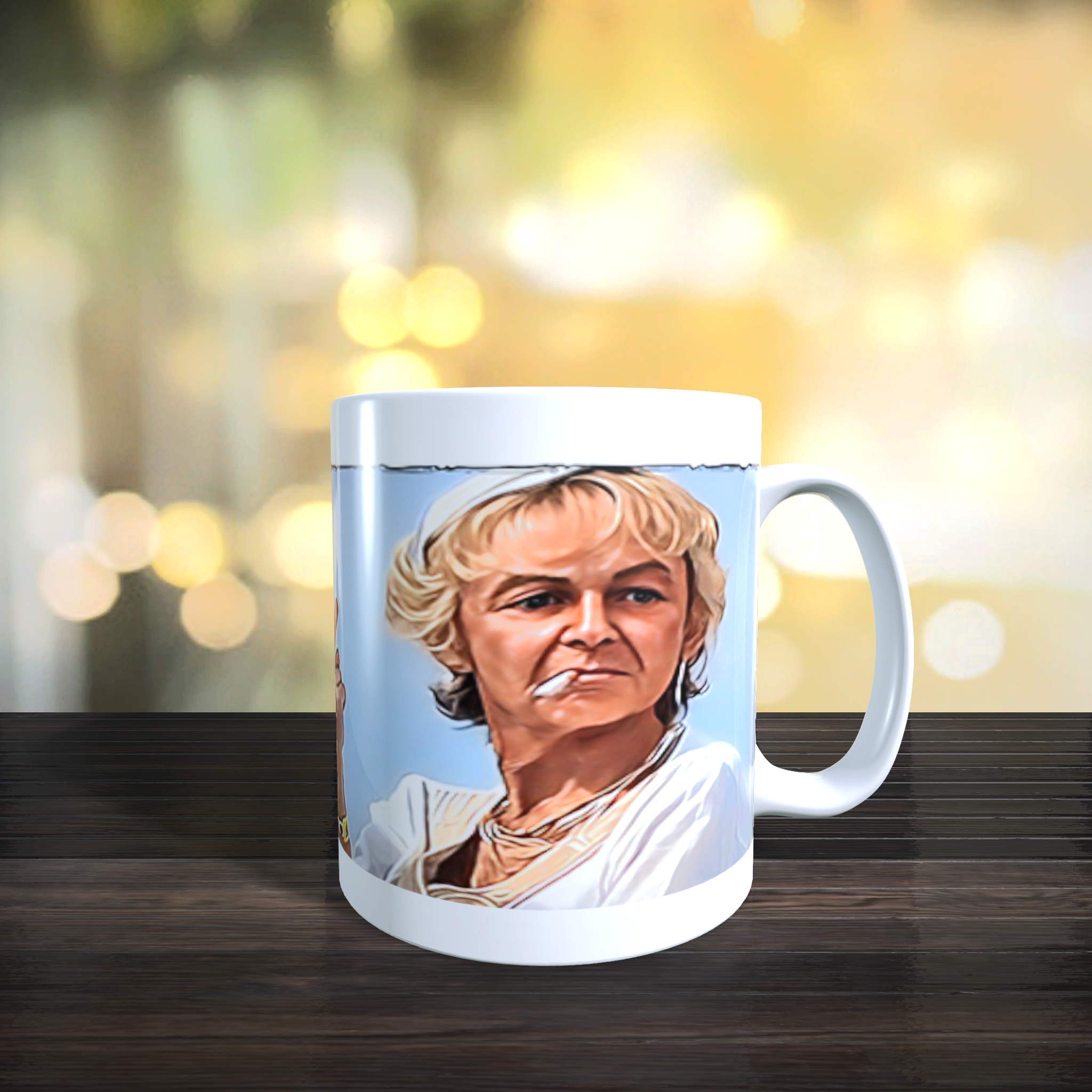 Personalised Madge Benidorm TV Classic Sketch Mug