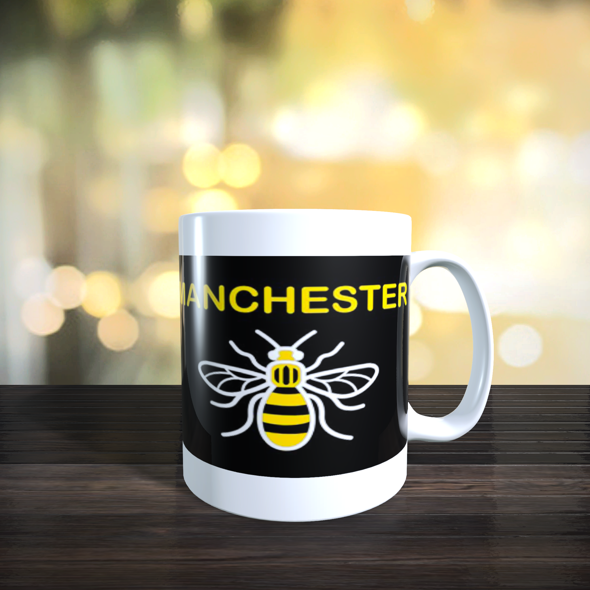Manchester Bee Personalised Mug