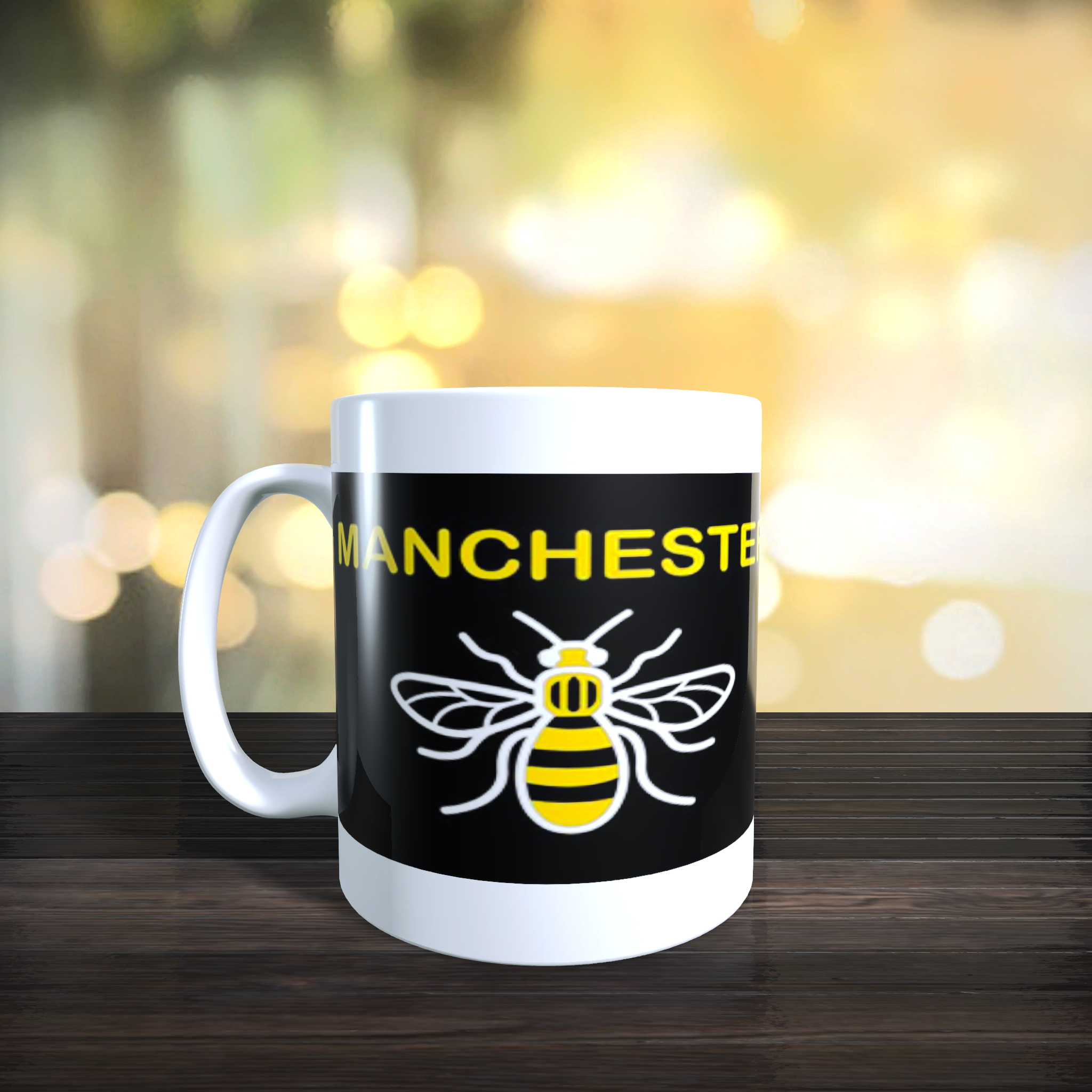 Manchester Bee Personalised Mug