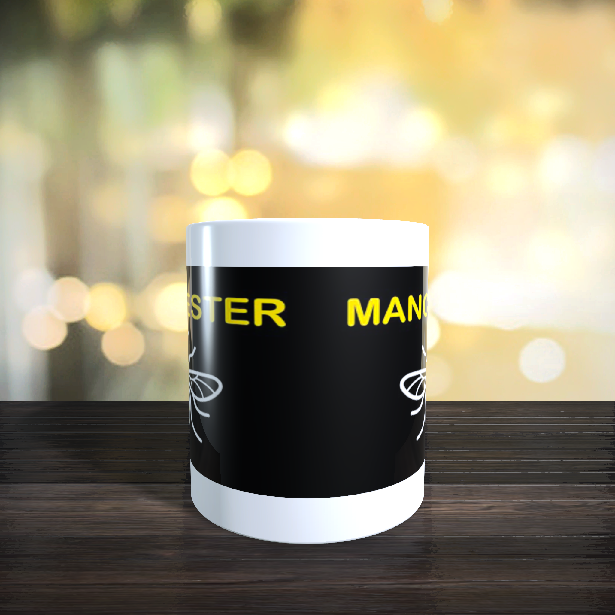 Manchester Bee Personalised Mug