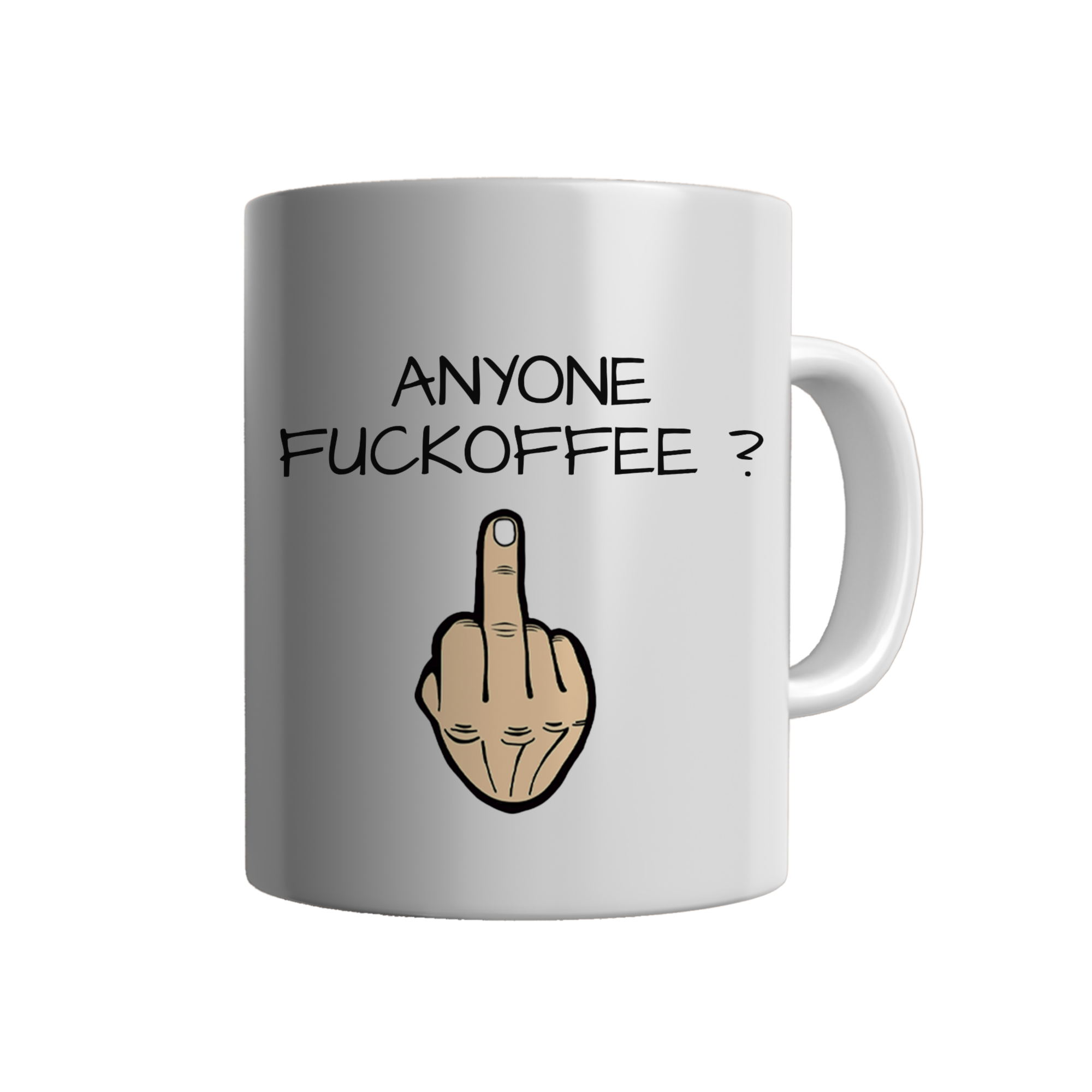 Personalised Limited Edition Middle Finger Novelty Mug