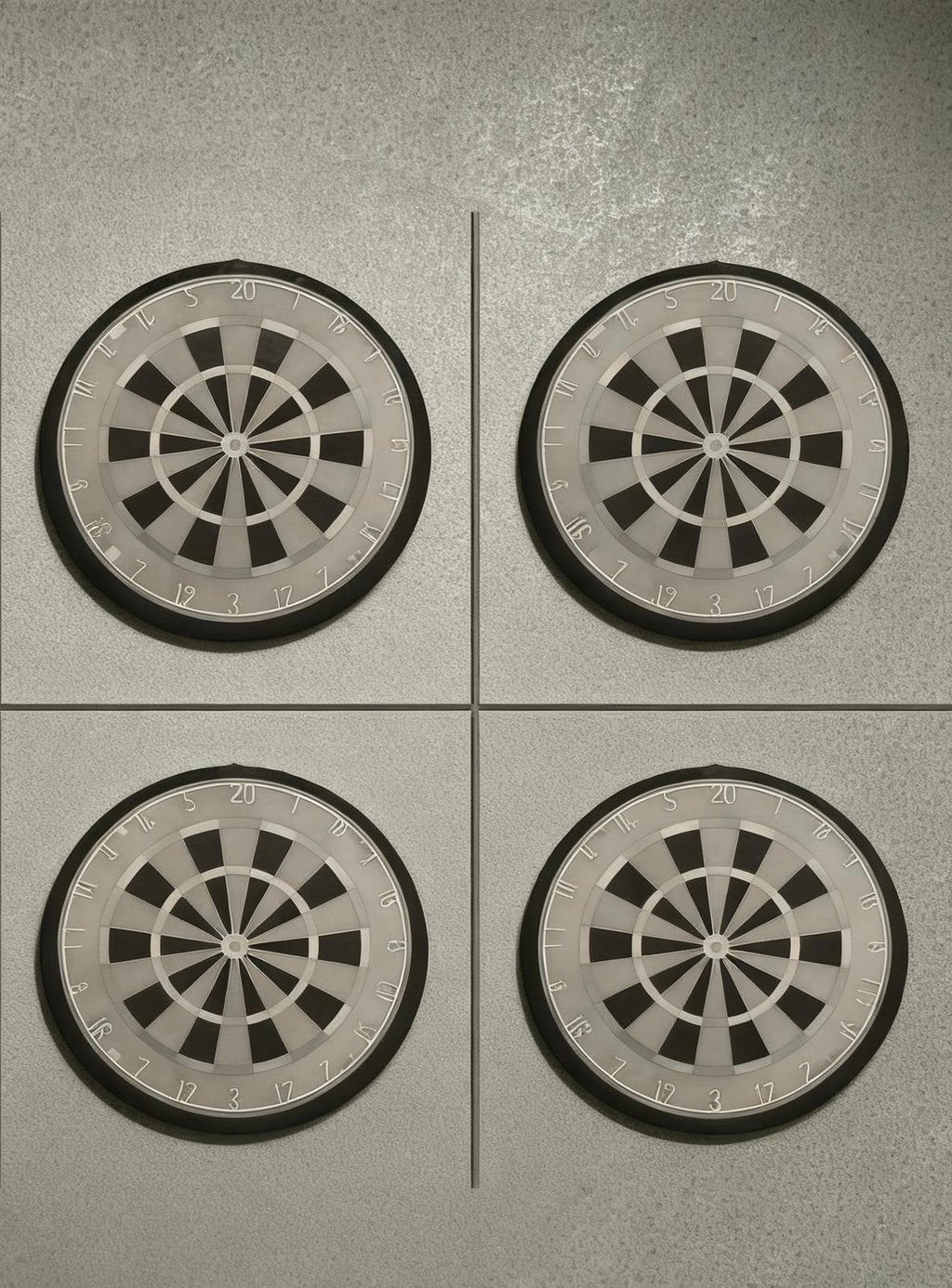 Limited Edition Slate Dart Board Drinks Coasters