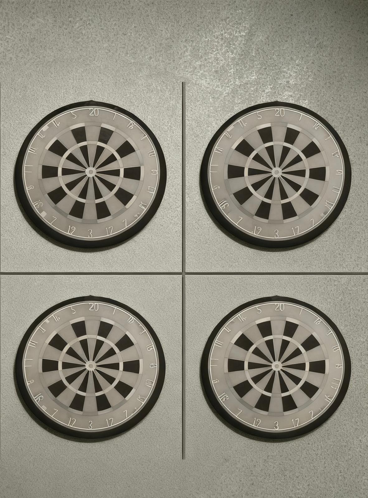 Limited Edition Slate Dart Board Drinks Coasters