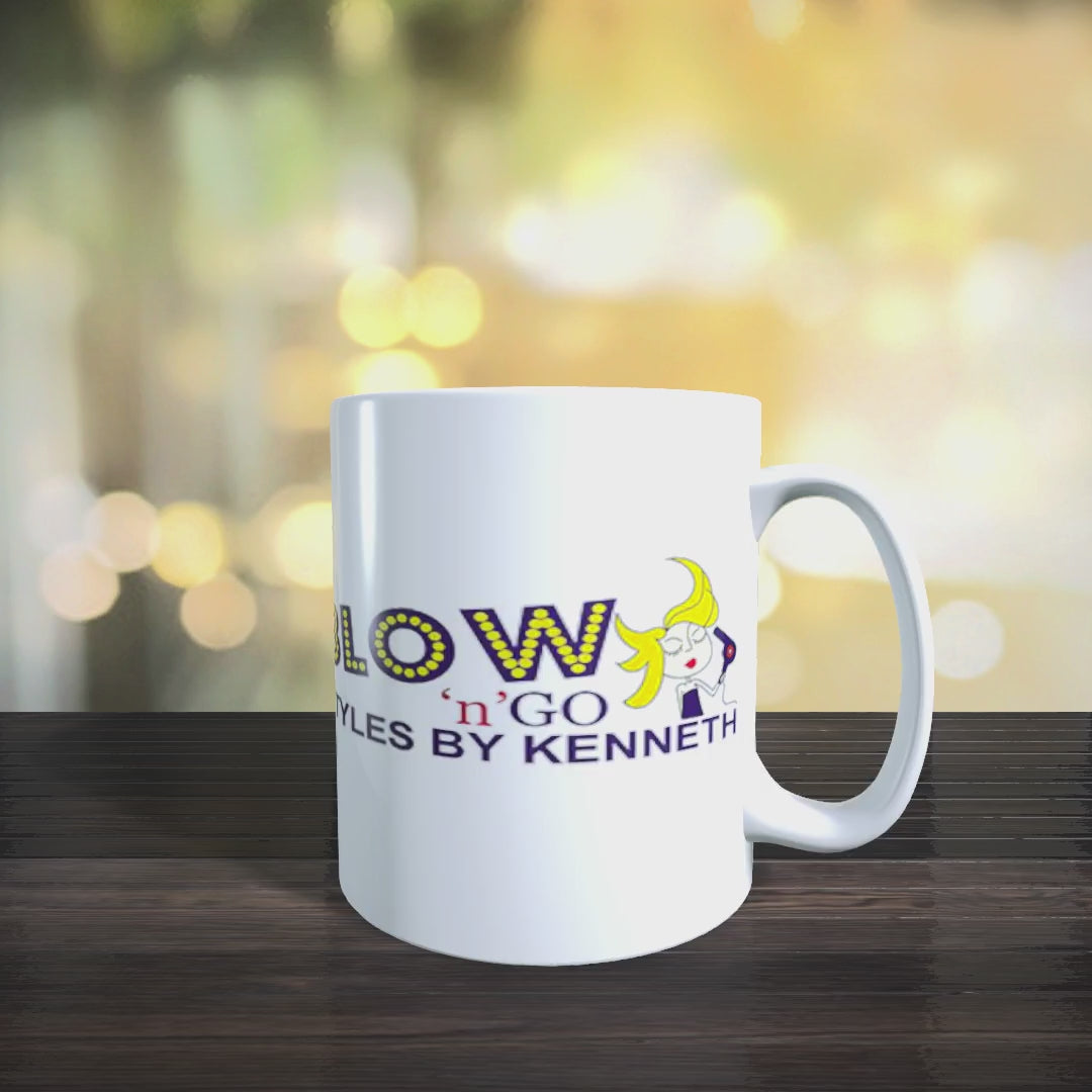Personalised Benidorm Blow n Go Logo Mug