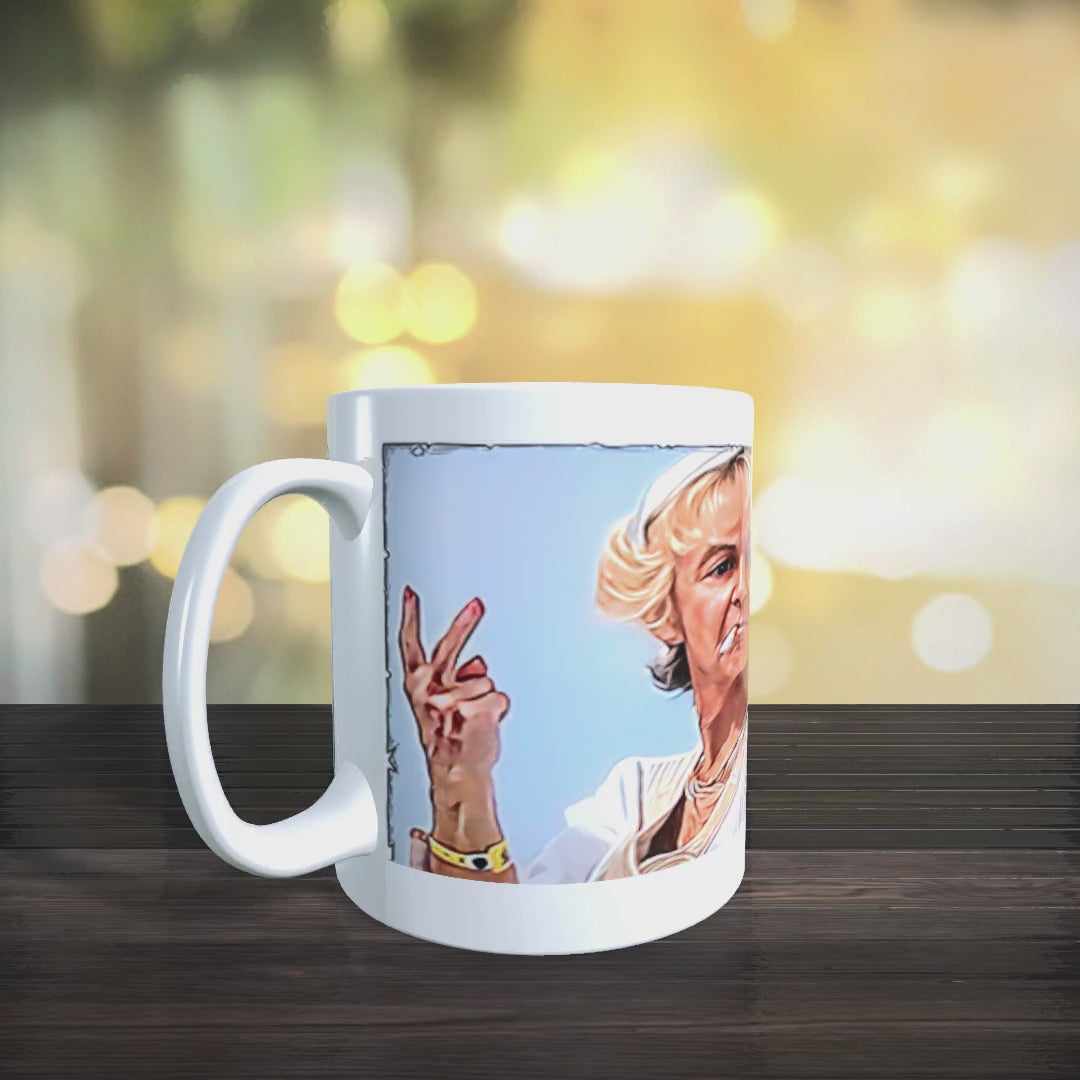Personalised Madge Benidorm TV Classic Sketch Mug