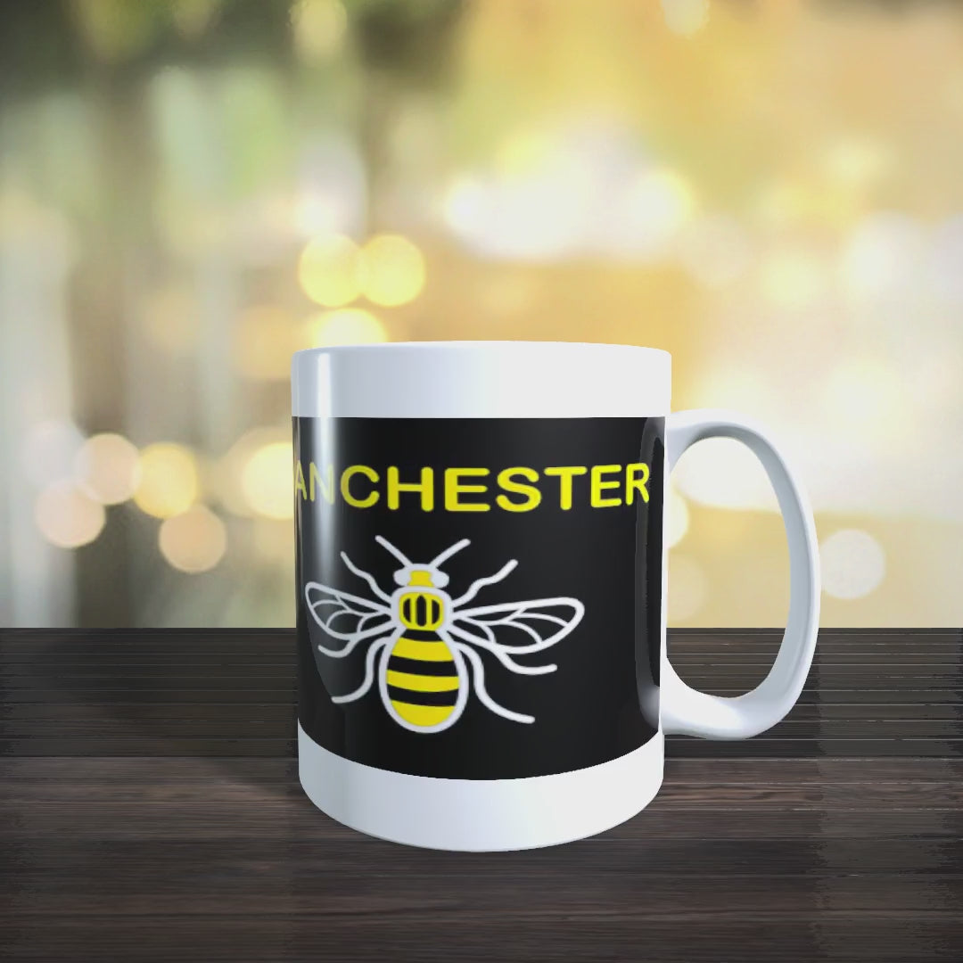 Manchester Bee Personalised Mug